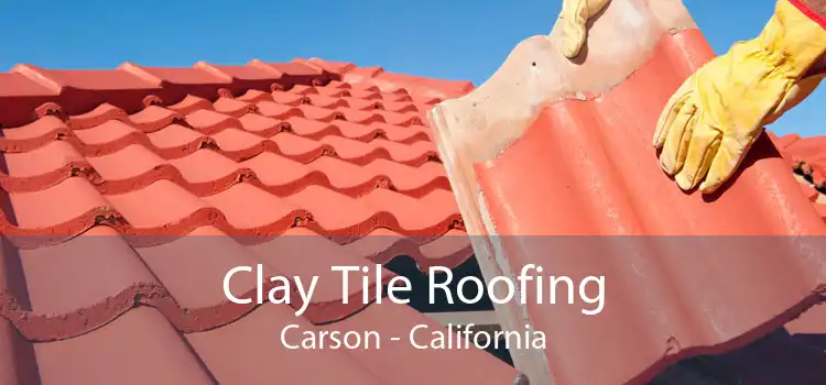 Clay Tile Roofing Carson - California