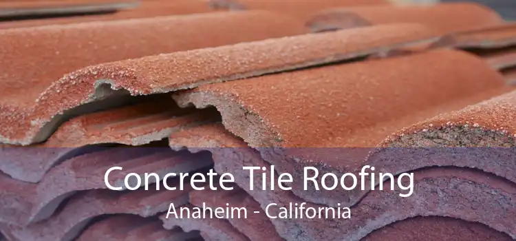 Concrete Tile Roofing Anaheim - California