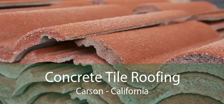 Concrete Tile Roofing Carson - California