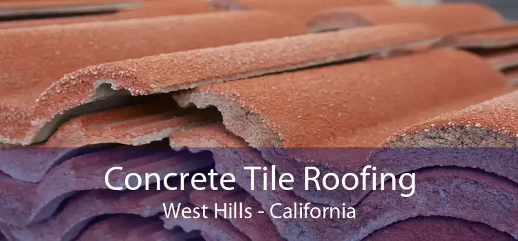 Concrete Tile Roofing West Hills - California