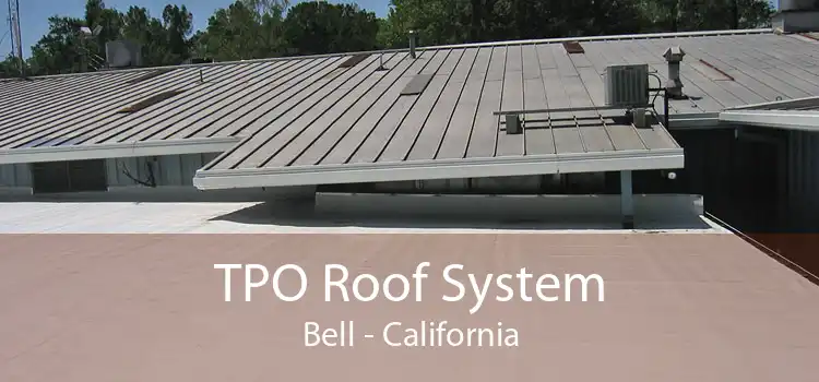 TPO Roof System Bell - California