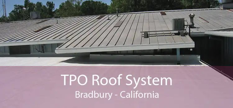 TPO Roof System Bradbury - California