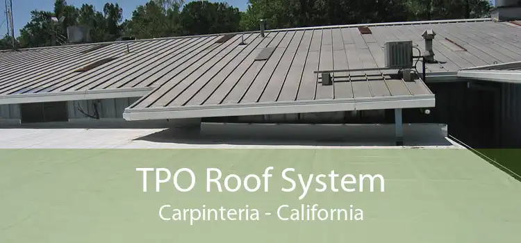 TPO Roof System Carpinteria - California