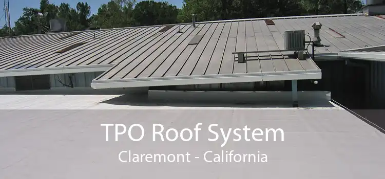 TPO Roof System Claremont - California