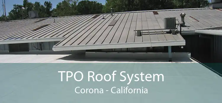 TPO Roof System Corona - California