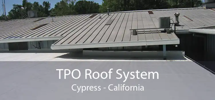 TPO Roof System Cypress - California