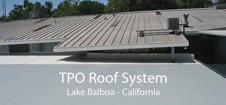 TPO Roof System Lake Balboa - California