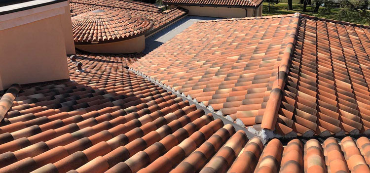 Spanish Clay Roof Tiles in Bradbury